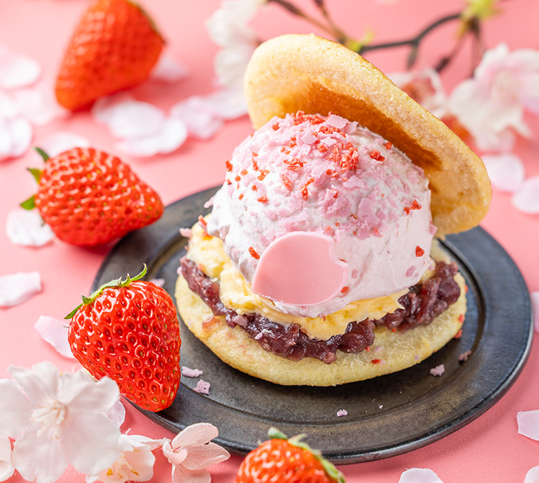 ばたーあんどら焼き 桜いちご