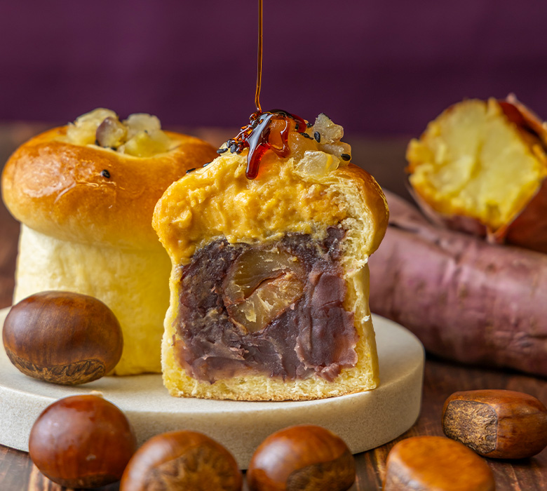 熱海ばたーあんパン【芋栗カラメル】